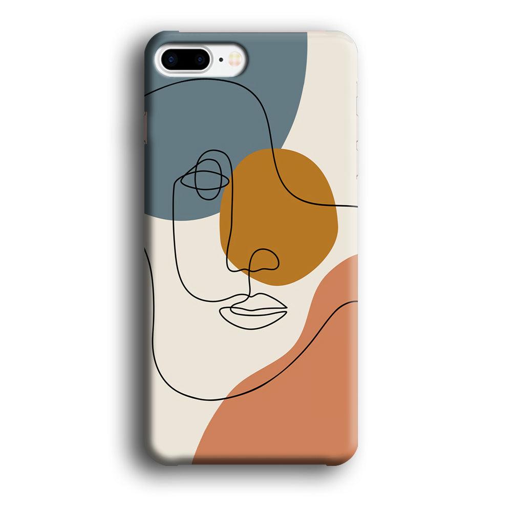 Art of Silhouette Moon Light iPhone 8 Plus Case-Oxvistore