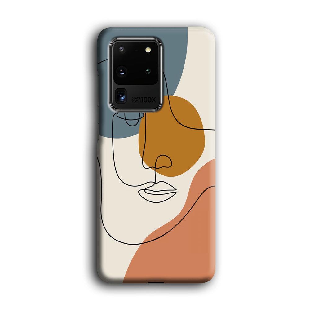 Art of Silhouette Moon Light Samsung Galaxy S20 Ultra Case-Oxvistore