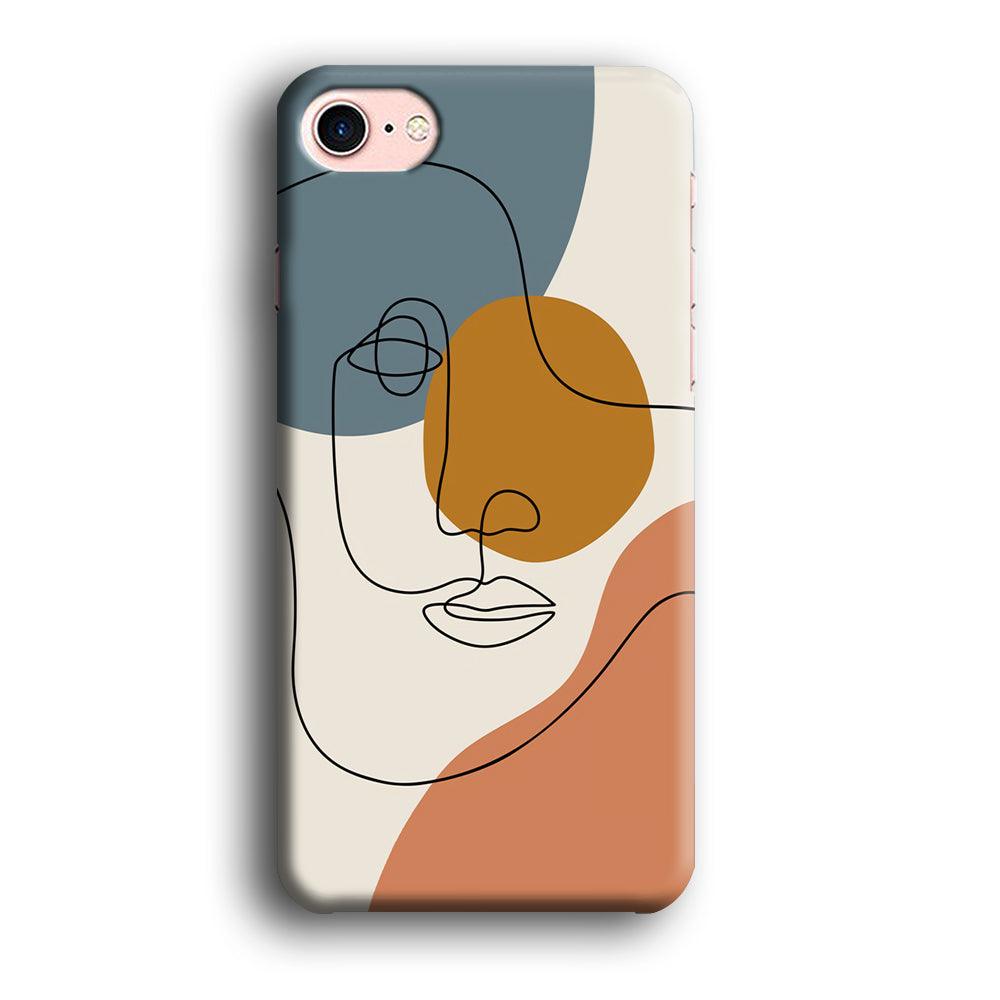 Art of Silhouette Moon Light iPhone 8 Case-Oxvistore