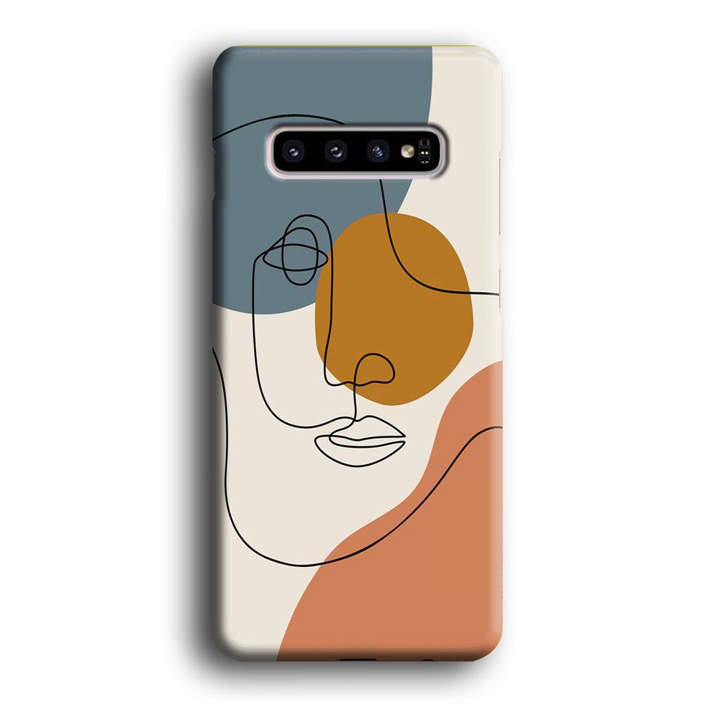 Art of Silhouette Moon Light Samsung Galaxy S10 Case-Oxvistore