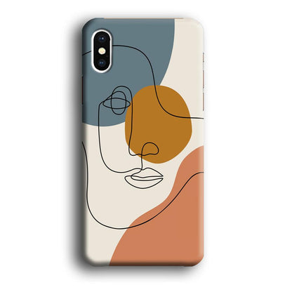 Art of Silhouette Moon Light iPhone X Case-Oxvistore