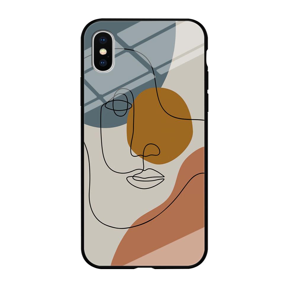 Art of Silhouette Moon Light iPhone X Case-Oxvistore