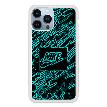 Artistic Nike Blue Abstract 2D Rubber Phone Case