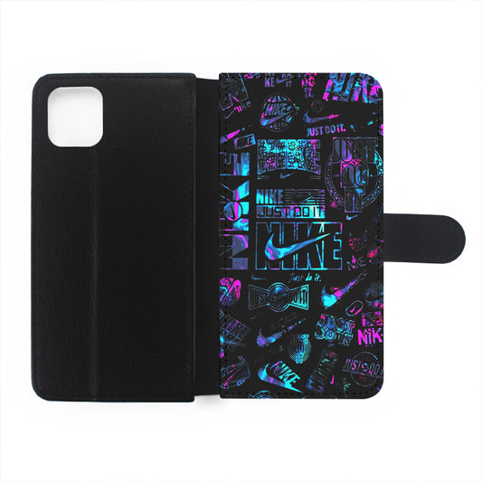 Artistic Nike Logo Flip Wallet Phone Case