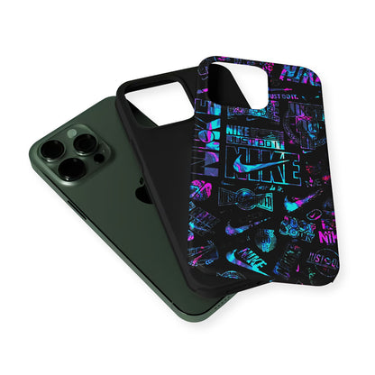 Artistic Nike Logo 2 in 1 Tough Phone Case