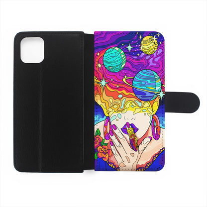 Art of Mind Planetary Flip Wallet Phone Case