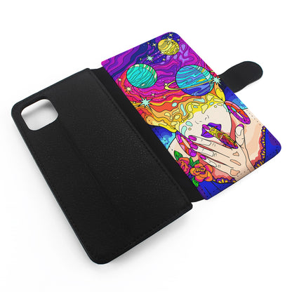 Art of Mind Planetary Flip Wallet Phone Case