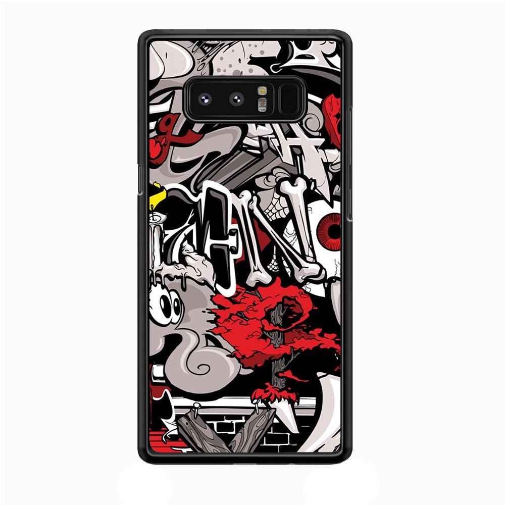 Art of The Grafity House Samsung Galaxy Note 8 Case-Oxvistore