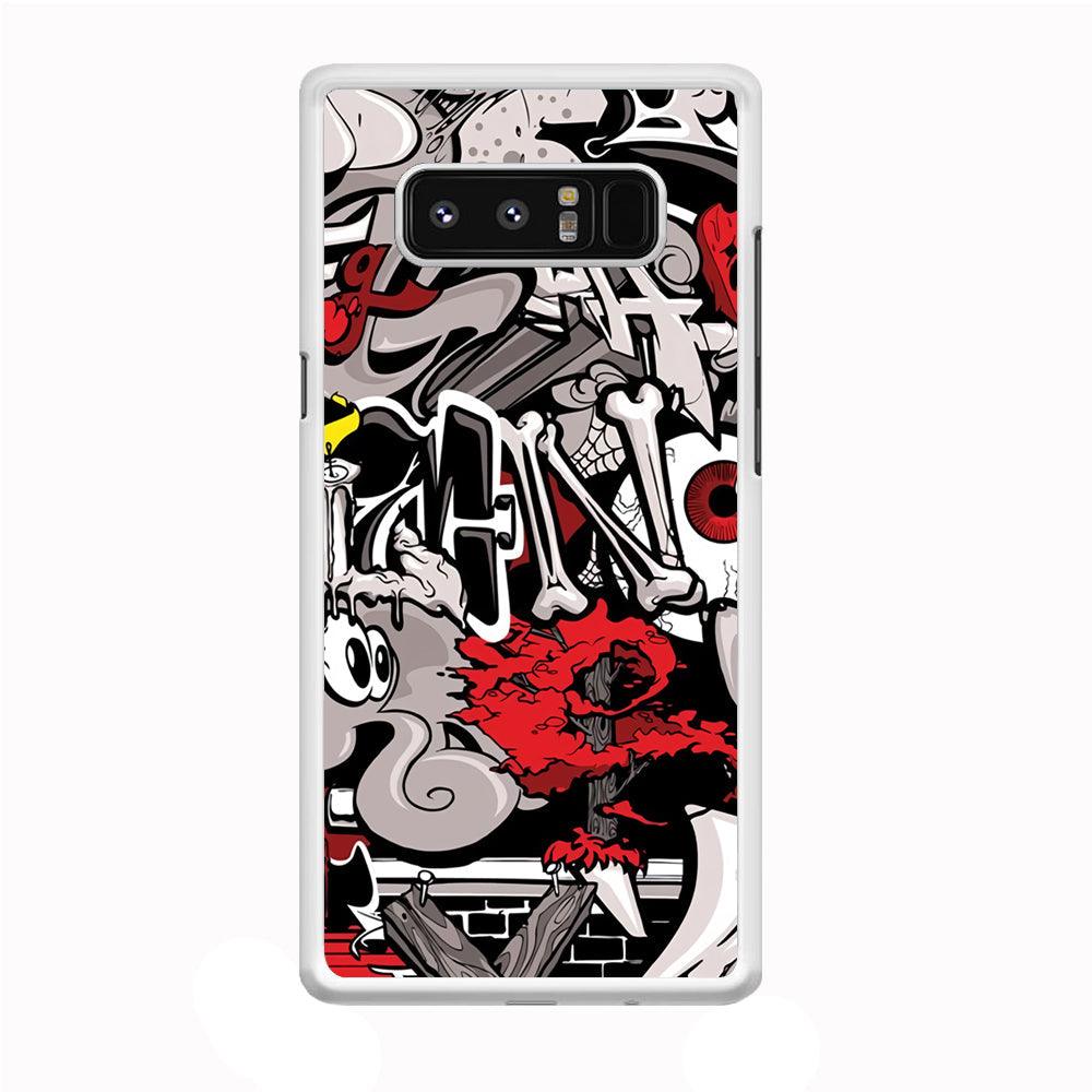 Art of The Grafity House Samsung Galaxy Note 8 Case-Oxvistore