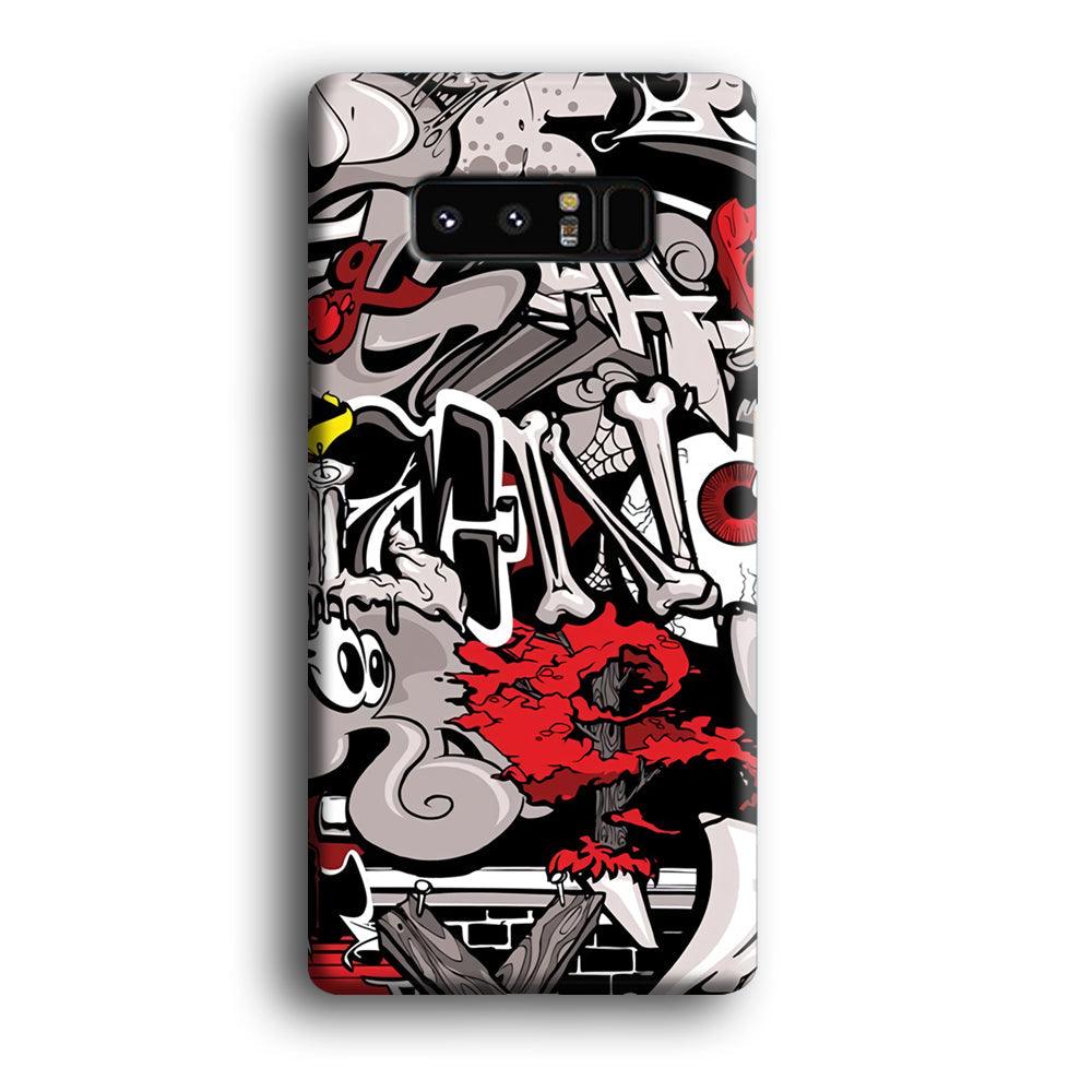 Art of The Grafity House Samsung Galaxy Note 8 Case-Oxvistore