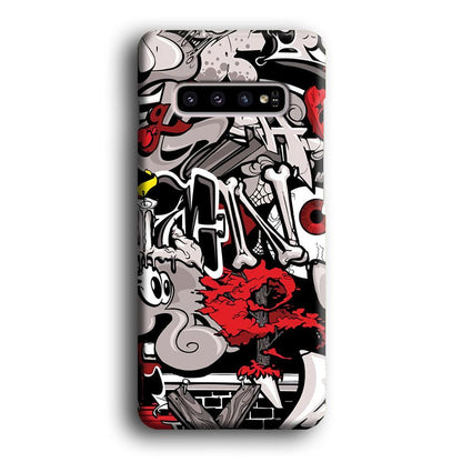 Art of The Grafity House Samsung Galaxy S10 Case-Oxvistore