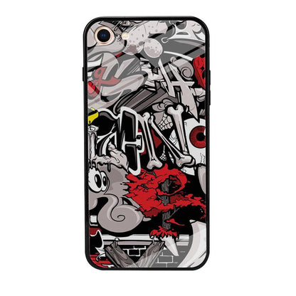 Art of The Grafity House iPhone 8 Case-Oxvistore