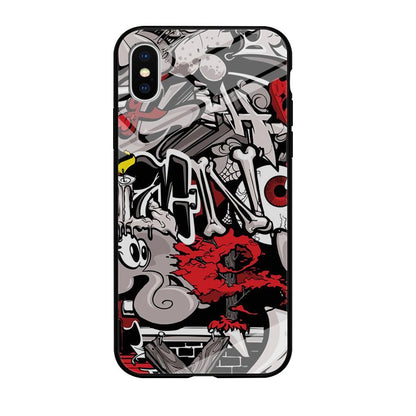 Art of The Grafity House iPhone X Case-Oxvistore