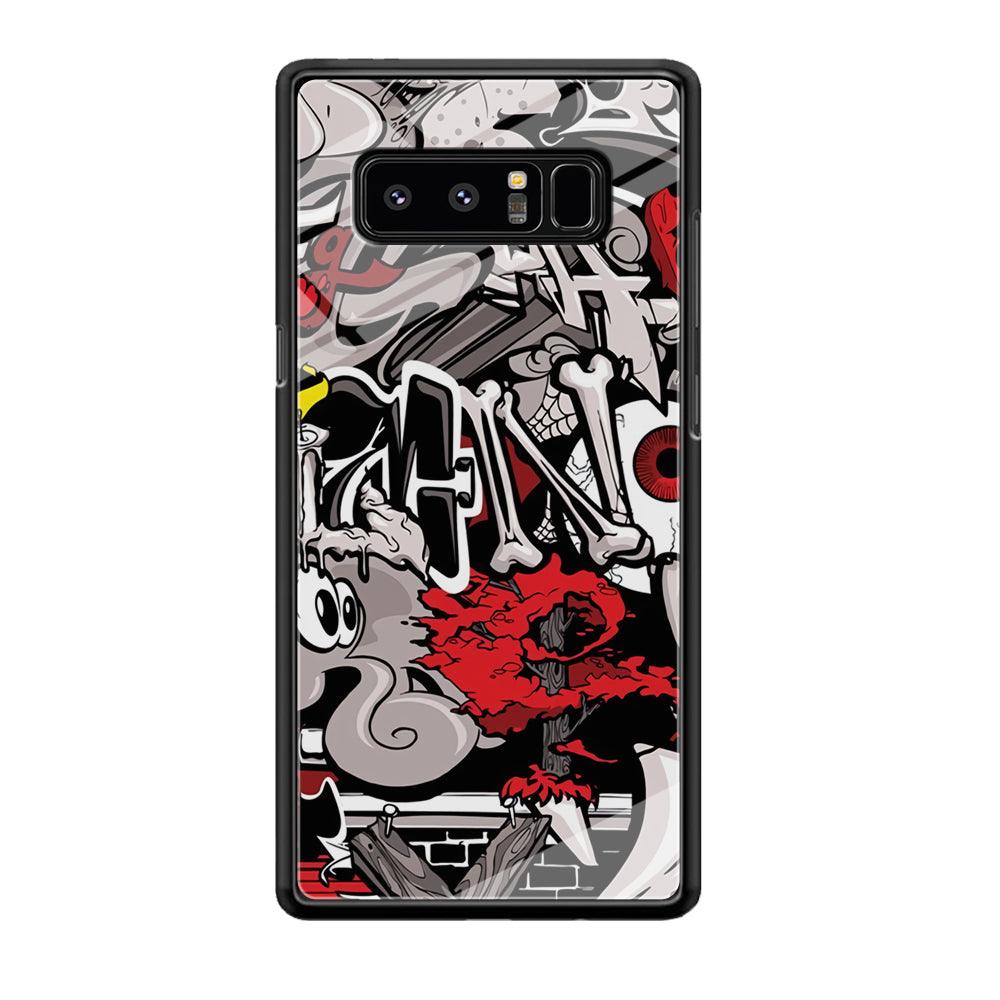 Art of The Grafity House Samsung Galaxy Note 8 Case-Oxvistore