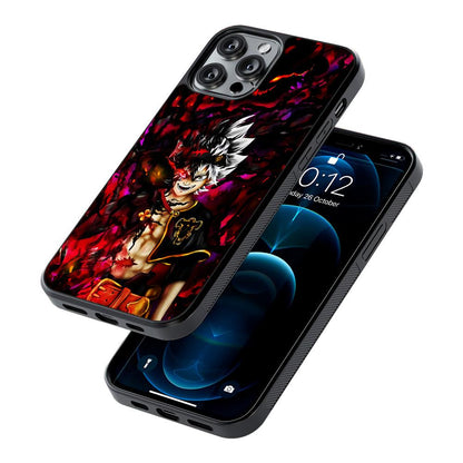 Asta Black Clover Manga 2D Rubber Phone Case-Oxvistore