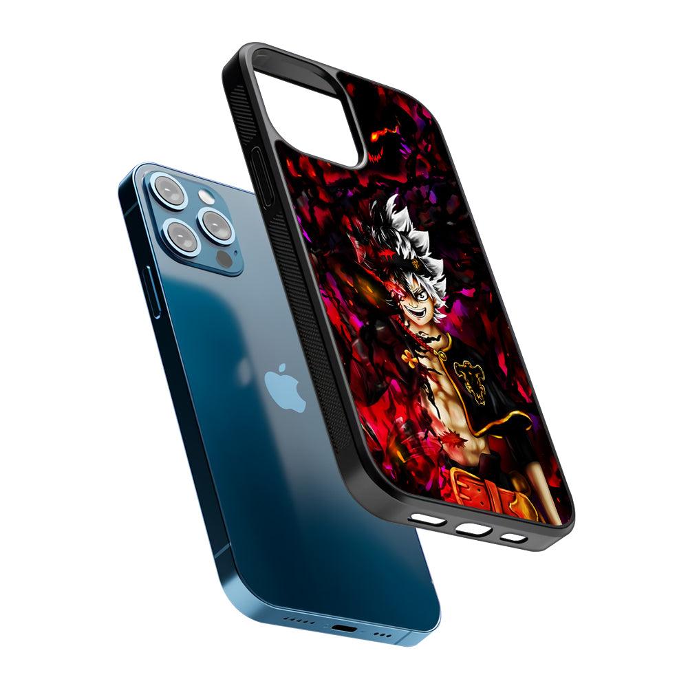 Asta Black Clover Manga 2D Rubber Phone Case-Oxvistore