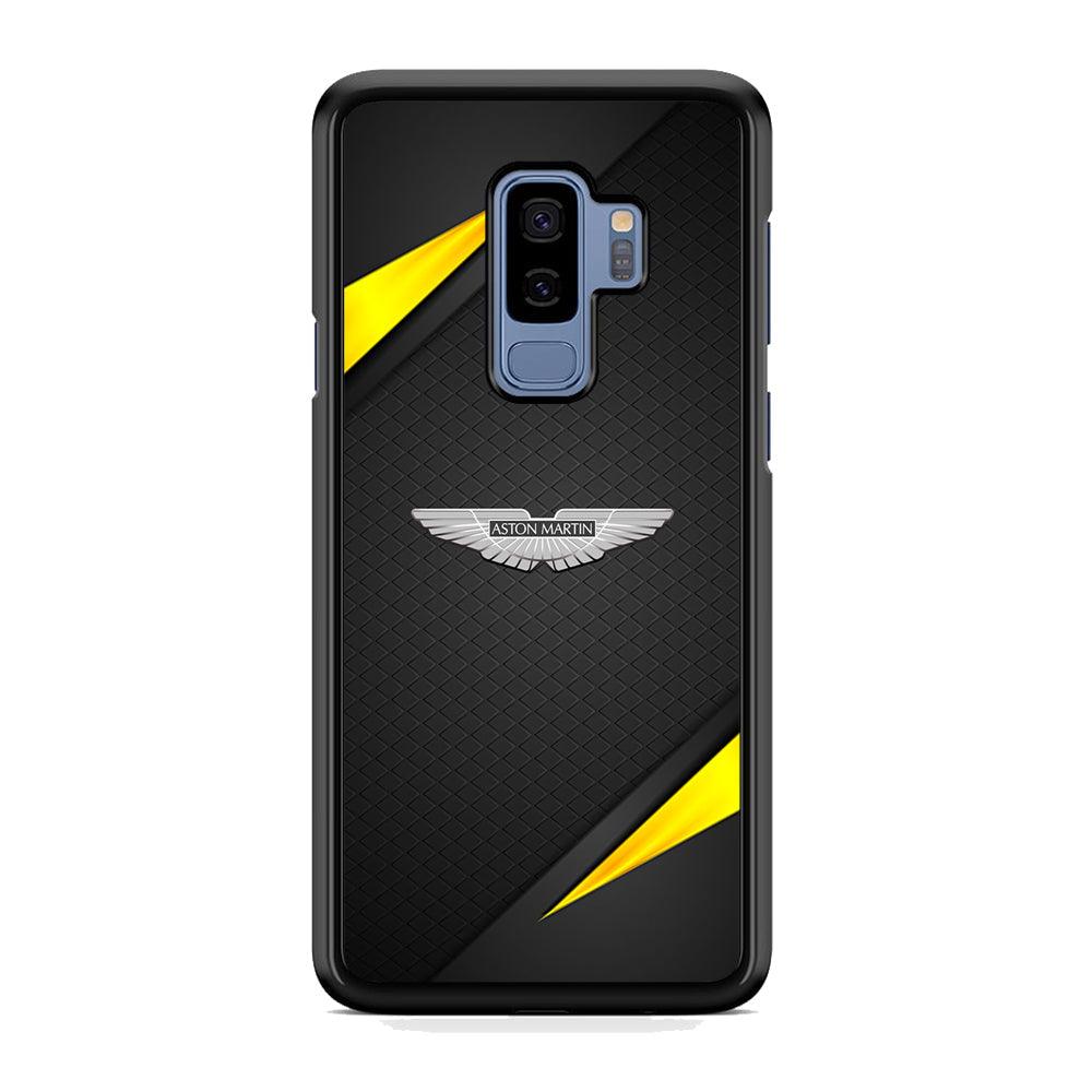 Aston Martin Silver Pinion Samsung Galaxy S9 Plus Case-Rubber White (2D Case)-Oxvistore