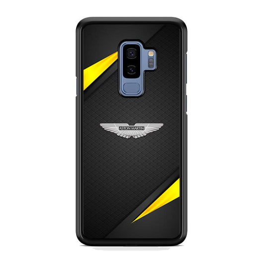 Aston Martin Silver Pinion Samsung Galaxy S9 Plus Case-Rubber White (2D Case)-Oxvistore