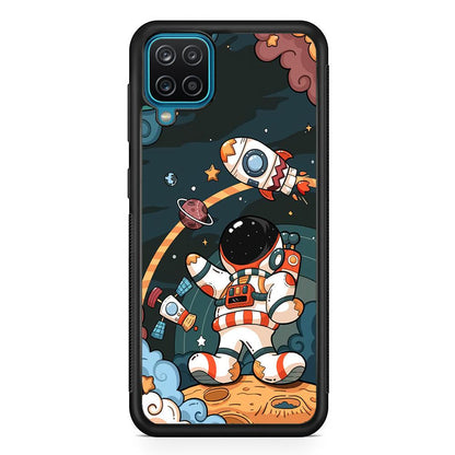 Astronaut Chilhood Dream Samsung Galaxy A12 Case-Oxvistore