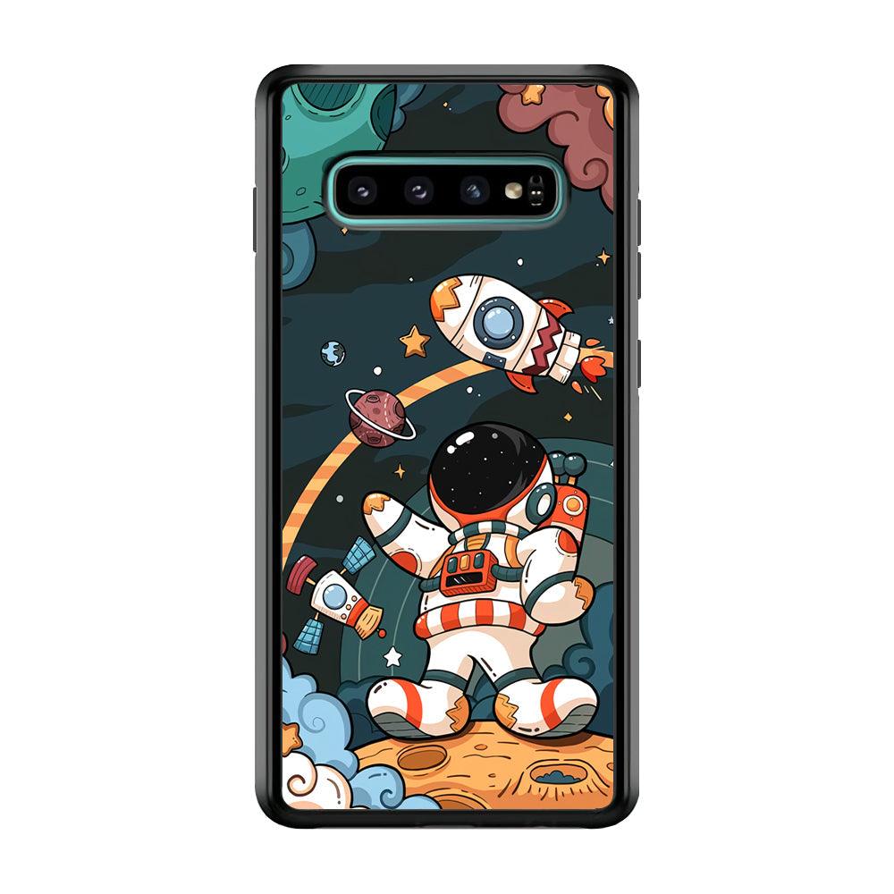 Astronaut Chilhood Dream Samsung Galaxy S10 Case-Oxvistore