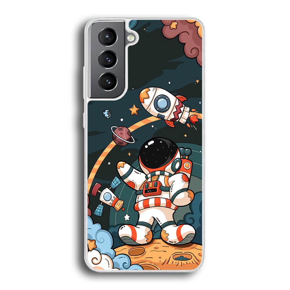 Astronaut Chilhood Dream Samsung Galaxy S21 Plus Case-Oxvistore