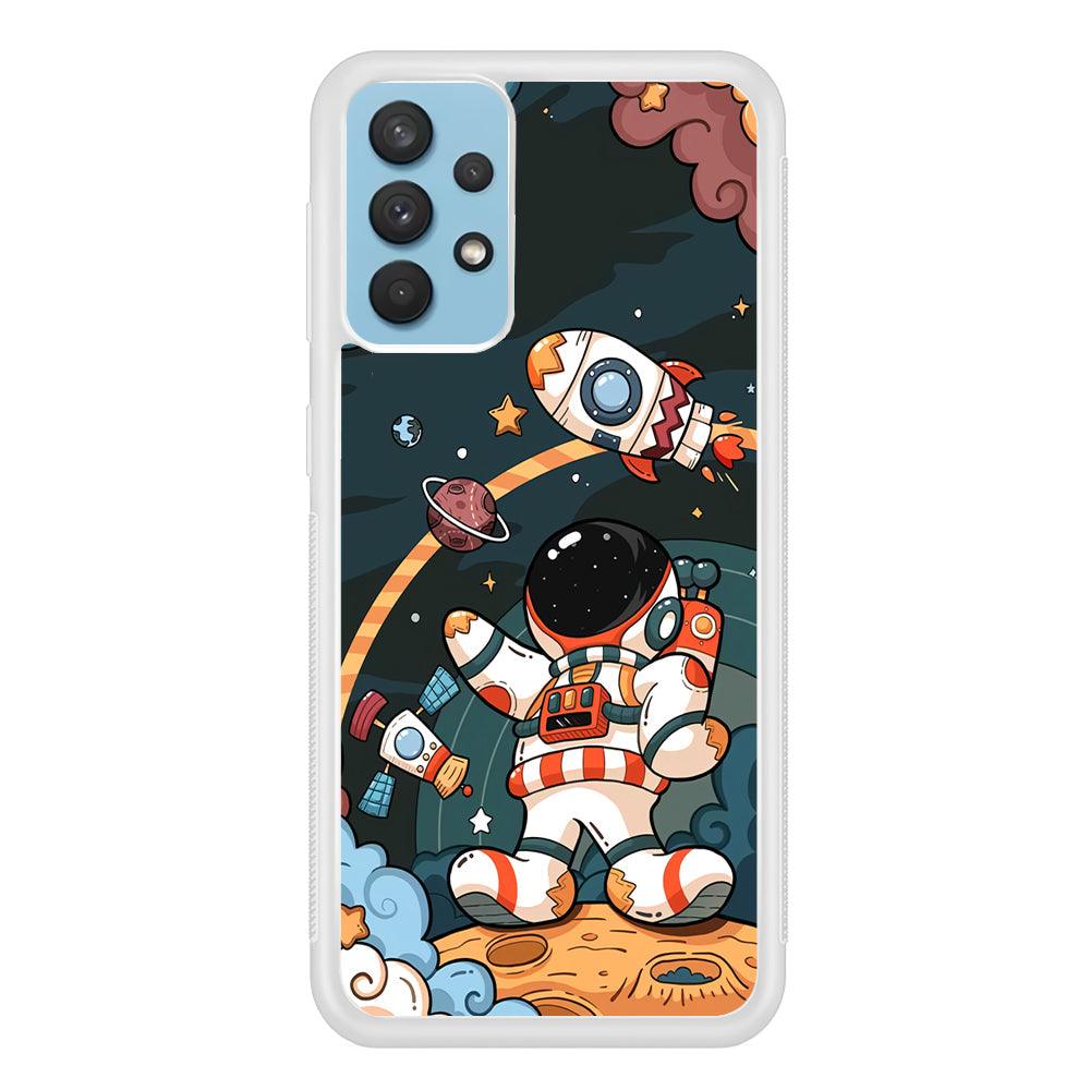 Astronaut Chilhood Dream Samsung Galaxy A32 Case-Oxvistore