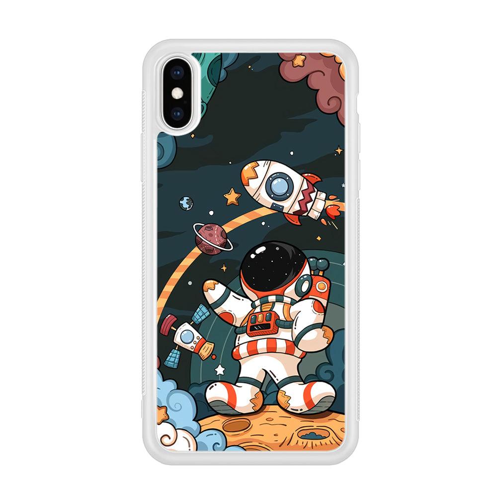 Astronaut Chilhood Dream iPhone X Case-Oxvistore