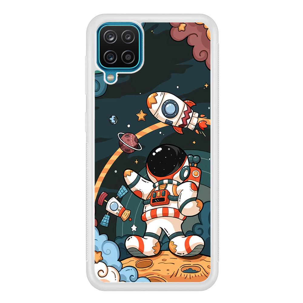 Astronaut Chilhood Dream Samsung Galaxy A12 Case-Oxvistore