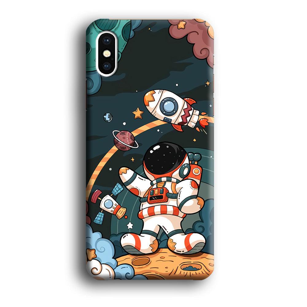 Astronaut Chilhood Dream iPhone X Case-Oxvistore