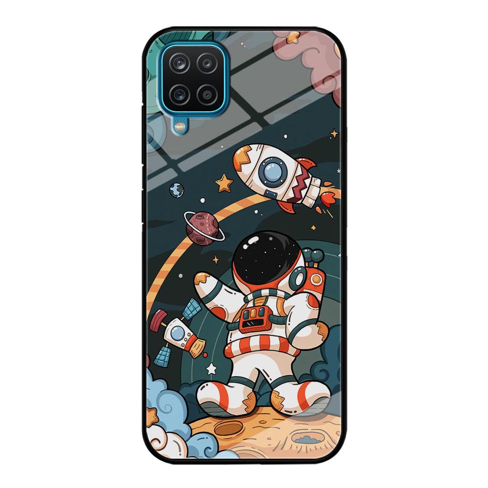 Astronaut Chilhood Dream Samsung Galaxy A12 Case-Oxvistore