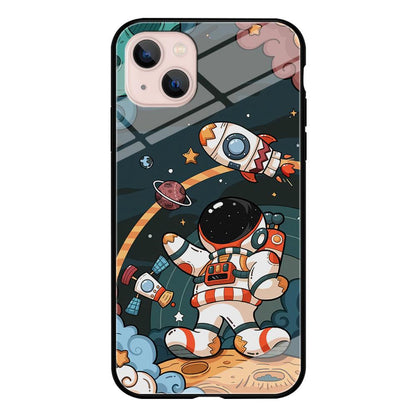 Astronaut Chilhood Dream iPhone 15 Plus Case-Oxvistore