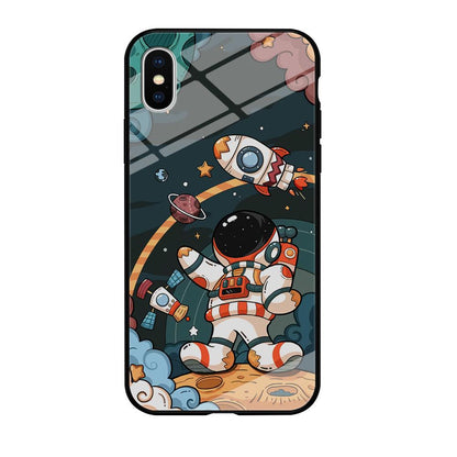 Astronaut Chilhood Dream iPhone X Case-Oxvistore