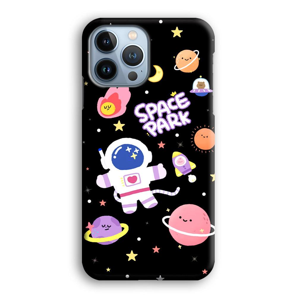 Astronaut Cute on Space Park iPhone 13 Pro Case-Oxvistore