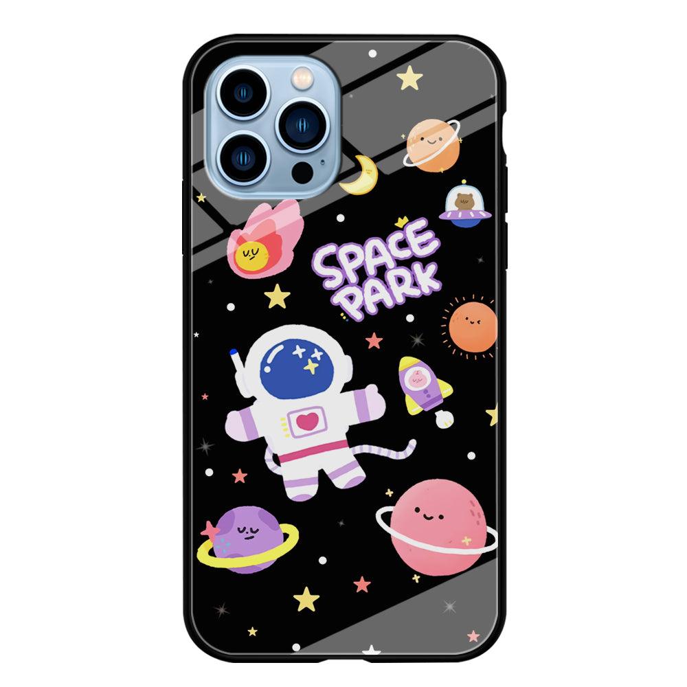 Astronaut Cute on Space Park iPhone 15 Pro Case-Oxvistore