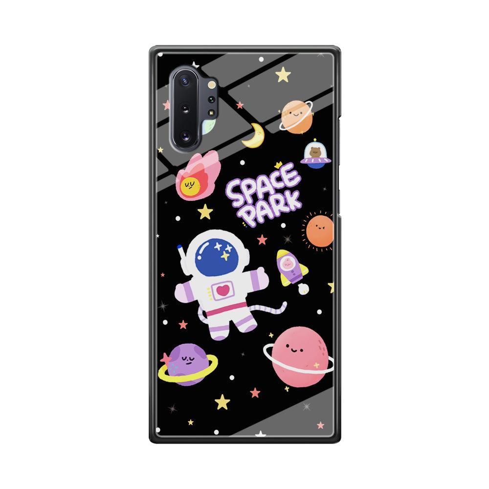 Astronaut Cute on Space Park Samsung Galaxy Note 10 Plus Case-Oxvistore