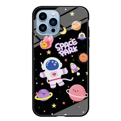 Astronaut Cute on Space Park iPhone 14 Pro Max Case-Oxvistore