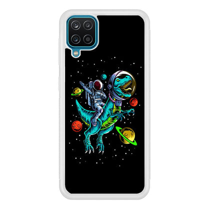 Astronaut Driving The Rex Samsung Galaxy A12 Case-Oxvistore