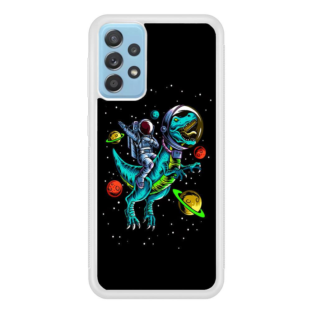 Astronaut Driving The Rex Samsung Galaxy A72 Case-Oxvistore