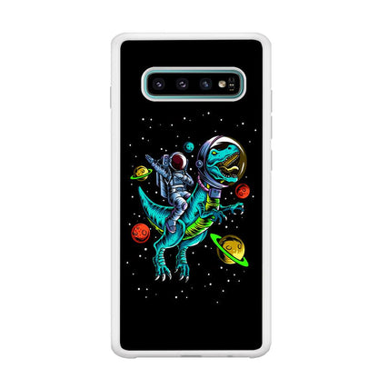 Astronaut Driving The Rex Samsung Galaxy S10 Plus Case-Oxvistore