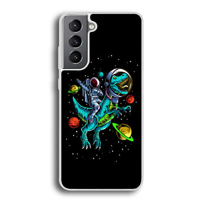 Astronaut Driving The Rex Samsung Galaxy S21 Plus Case-Oxvistore