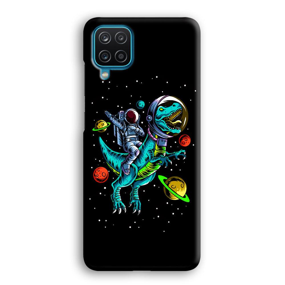 Astronaut Driving The Rex Samsung Galaxy A12 Case-Oxvistore