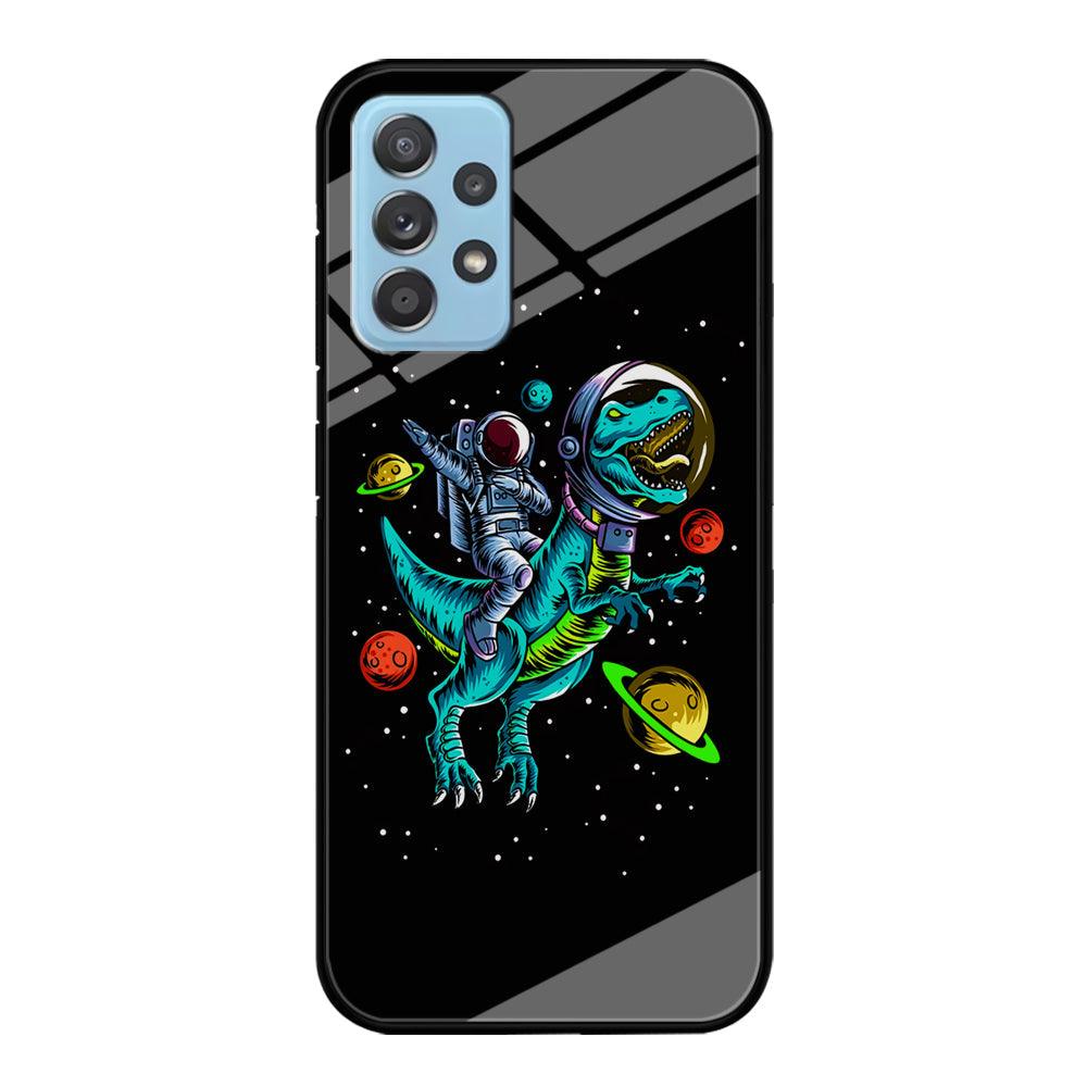 Astronaut Driving The Rex Samsung Galaxy A52 Case-Oxvistore