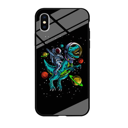 Astronaut Driving The Rex iPhone X Case-Oxvistore