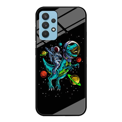 Astronaut Driving The Rex Samsung Galaxy A32 Case-Oxvistore