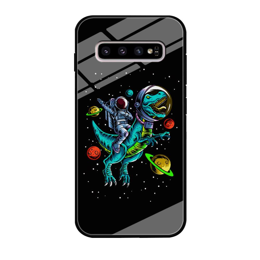 Astronaut Driving The Rex Samsung Galaxy S10 Case-Oxvistore