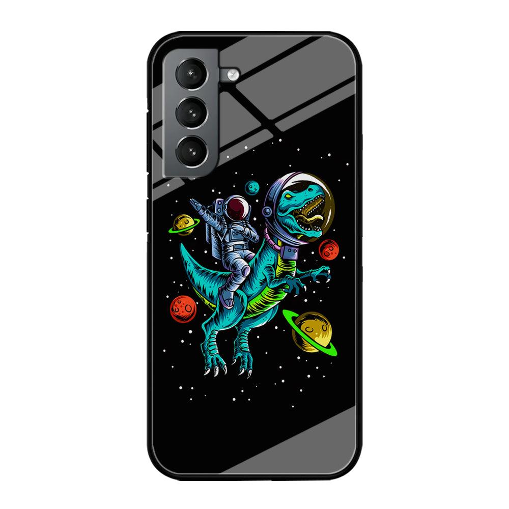 Astronaut Driving The Rex Samsung Galaxy S21 Plus Case-Oxvistore