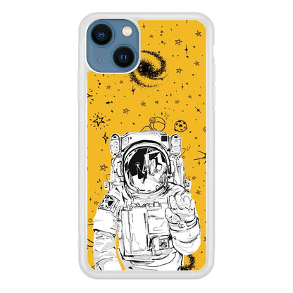 Astronaut Farewell iPhone 14 Plus Case-Oxvistore