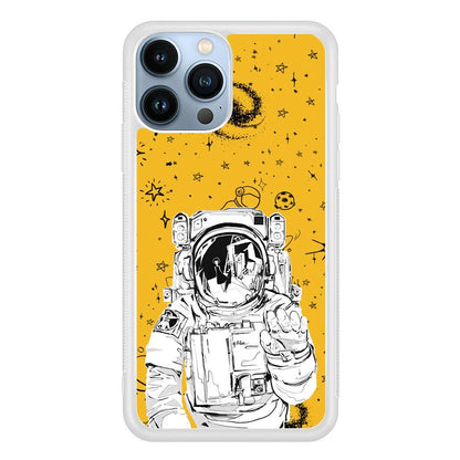 Astronaut Farewell iPhone 14 Pro Case-Oxvistore