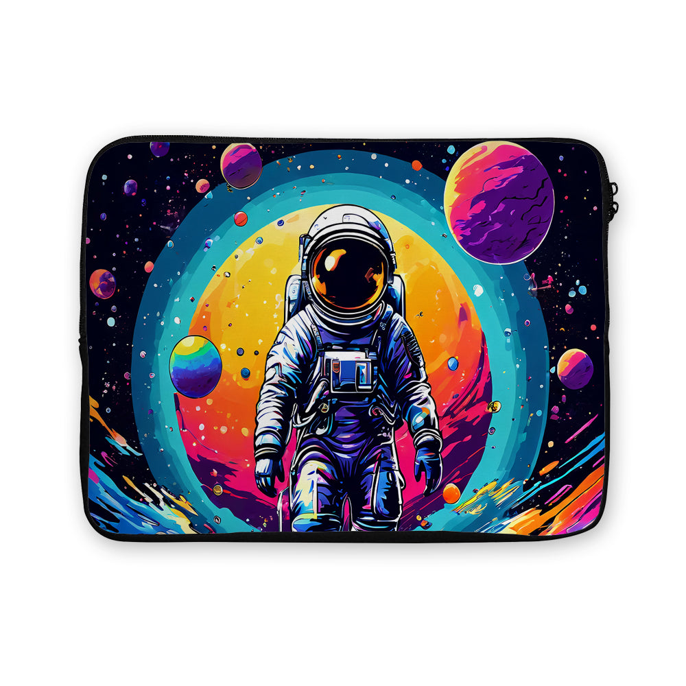 Astronaut Floating in Space Laptop Sleeve Protective Cover