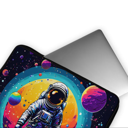 Astronaut Floating in Space Laptop Sleeve Protective Cover